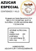 AZUCAR ESPECIAL (FLOR)