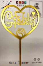 TOPPERS FELIZ CUMPLEAÑOS - Imagen 3