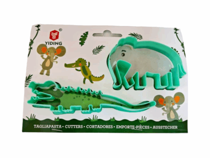 SET CORTNTE COCODRILO Y ELEFANTE