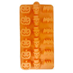 Molde de Silicona Halloween para Chocolates Murciélagos Calabazas - Imagen 2
